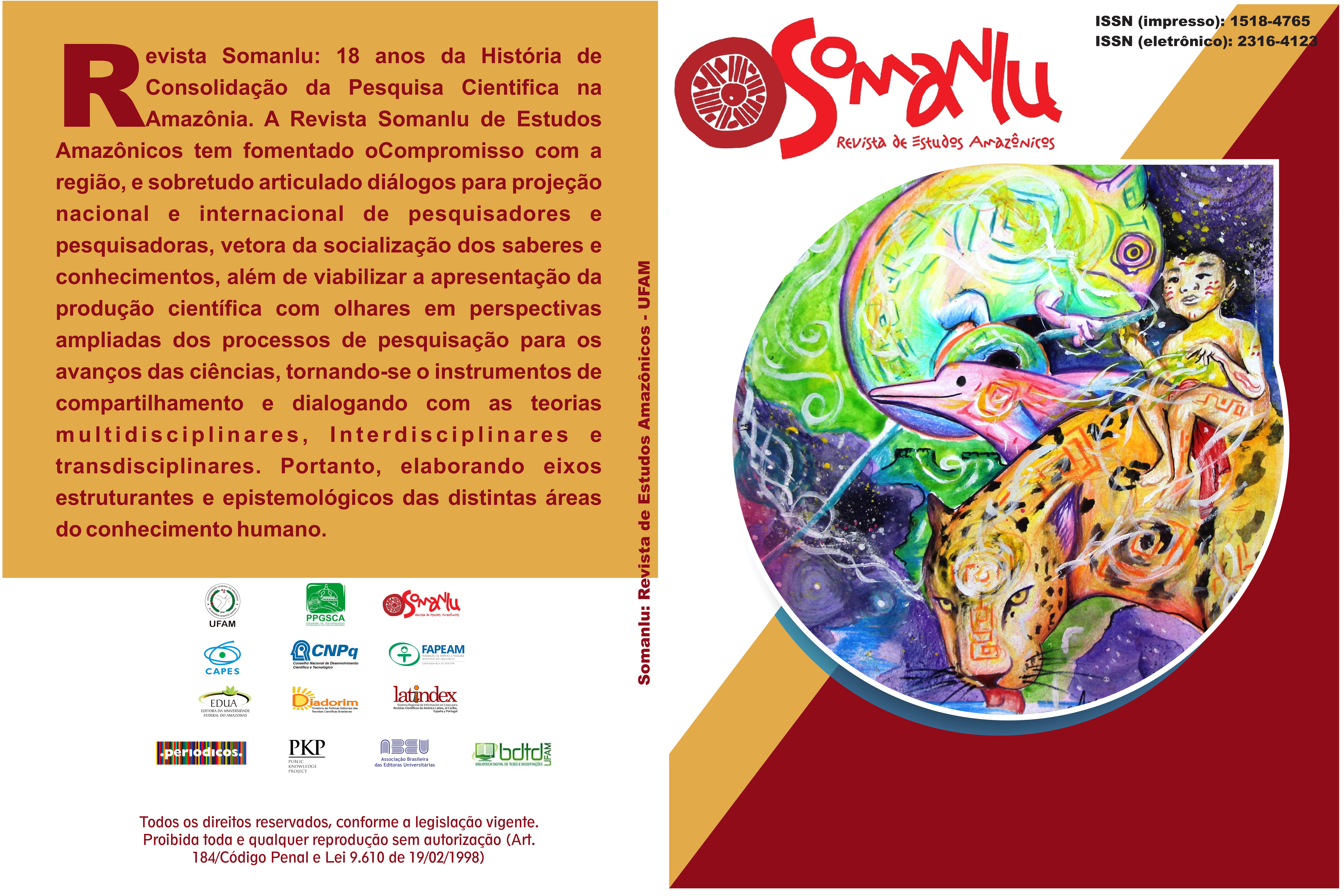					Visualizar v. 18 n. 01 (2018): Revista Somanlu: 18 anos da História de Consolidação da Pesquisa Cientifica na Amazônia.
				