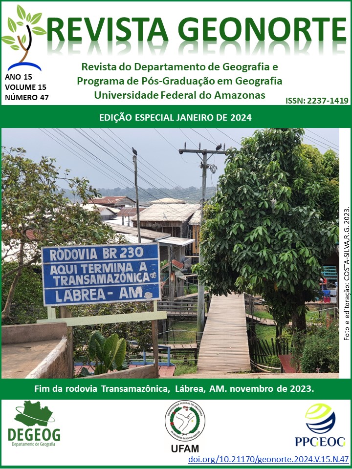 					View Vol. 15 No. 47 (15): TERRITORIALIDADES AMAZÔNICAS: EDUCAÇÃO, DIREITOS HUMANOS E GEOGRAFIA AGRÁRIA EM QUESTÃO
				