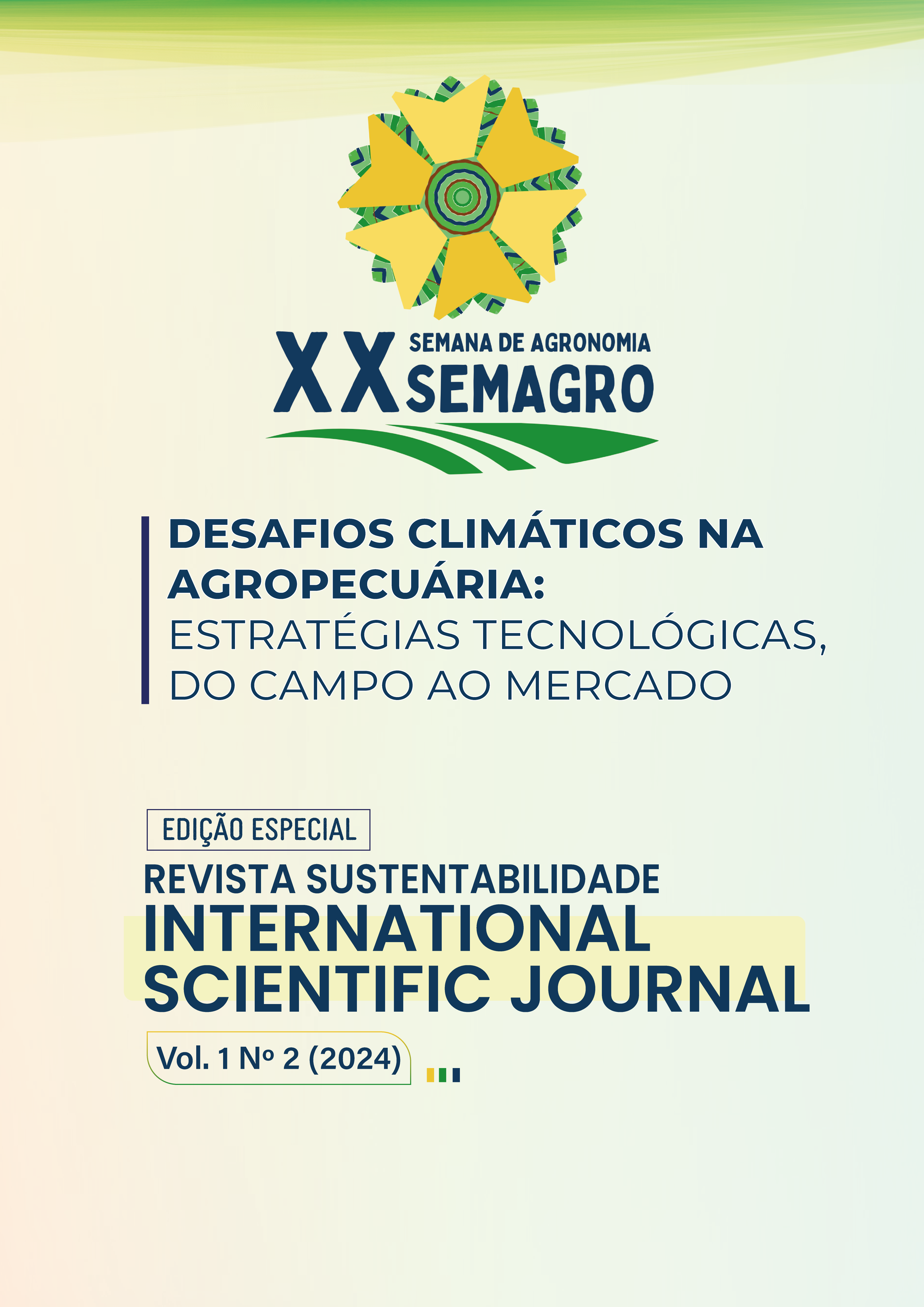 					View Vol. 1 No. 2 (2024): XX Semana de Agronomia - SEMAGRO
				